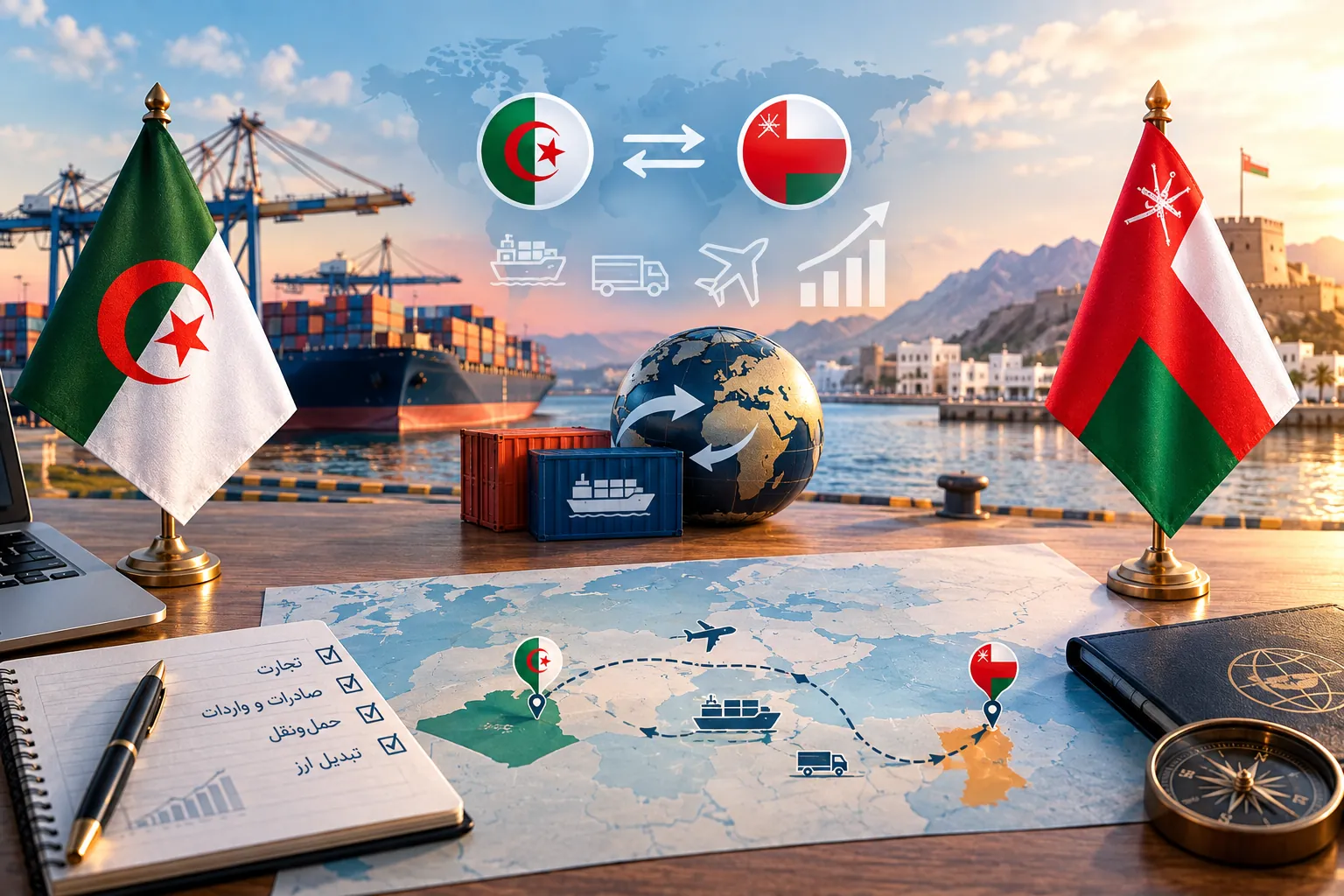 بررسی قیمت دینار الجزایر و مقایسه ثبات آن با ریال عمان