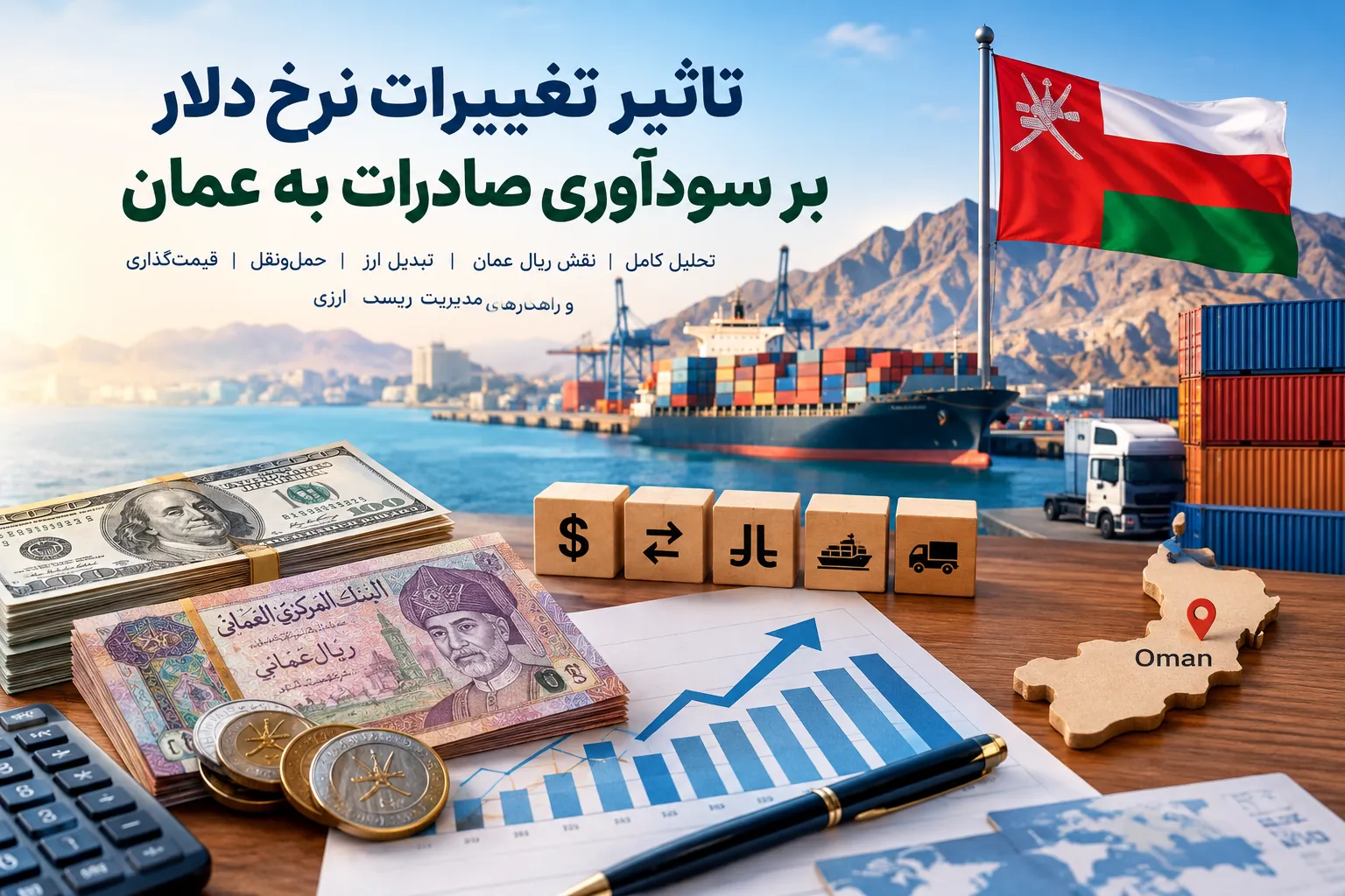 تاثیر تغییرات نرخ دلار بر سودآوری صادرات به عمان